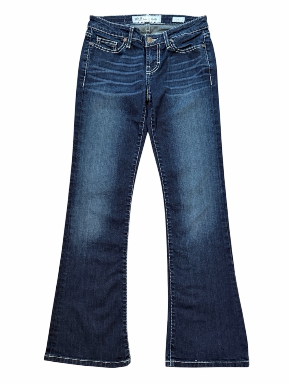 BKE Stella Flare Jeans in Dark Wash 25x31.5